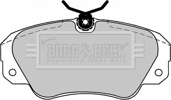 Borg & Beck BBP1143 - Komplet Pločica, disk-kočnica www.molydon.hr