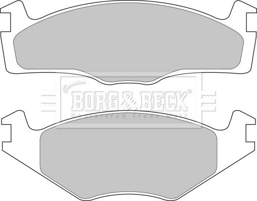Borg & Beck BBP1101 - Komplet Pločica, disk-kočnica www.molydon.hr