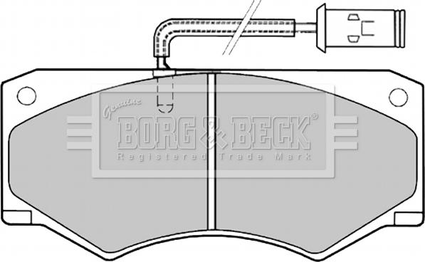 Borg & Beck BBP1138 - Komplet Pločica, disk-kočnica www.molydon.hr