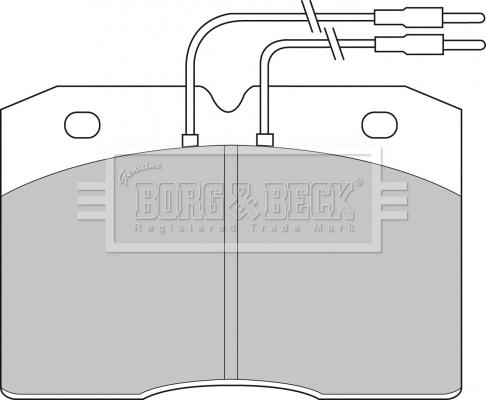 Borg & Beck BBP1133 - Komplet Pločica, disk-kočnica www.molydon.hr