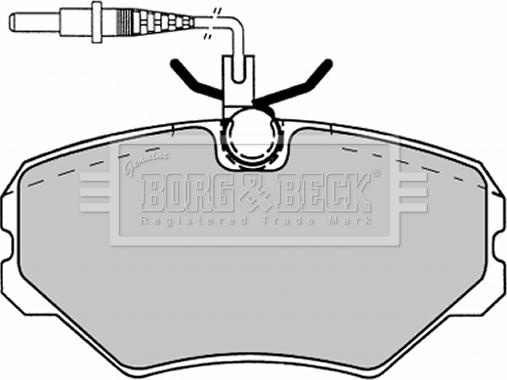 Borg & Beck BBP1137 - Komplet Pločica, disk-kočnica www.molydon.hr