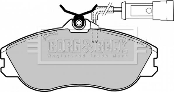 Borg & Beck BBP1124 - Komplet Pločica, disk-kočnica www.molydon.hr
