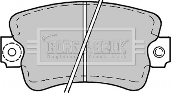 Borg & Beck BBP1178 - Komplet Pločica, disk-kočnica www.molydon.hr