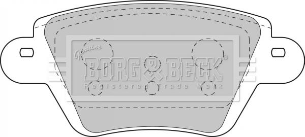 Borg & Beck BBP1892 - Komplet Pločica, disk-kočnica www.molydon.hr