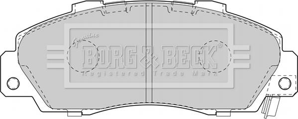 Borg & Beck BBP1845 - Komplet Pločica, disk-kočnica www.molydon.hr