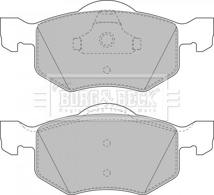 Borg & Beck BBP1858 - Komplet Pločica, disk-kočnica www.molydon.hr