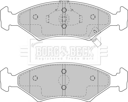 Borg & Beck BBP1865 - Komplet Pločica, disk-kočnica www.molydon.hr