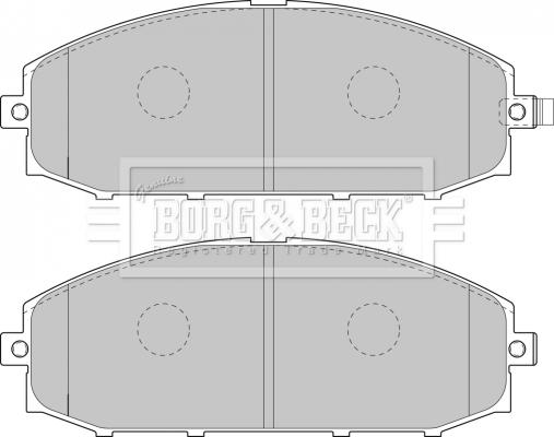 Borg & Beck BBP1866 - Komplet Pločica, disk-kočnica www.molydon.hr