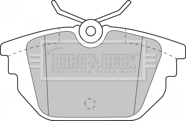 Borg & Beck BBP1867 - Komplet Pločica, disk-kočnica www.molydon.hr