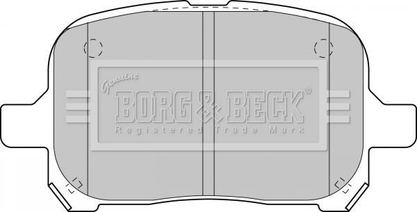 Borg & Beck BBP1810 - Komplet Pločica, disk-kočnica www.molydon.hr