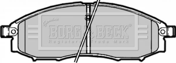 Borg & Beck BBP1882 - Komplet Pločica, disk-kočnica www.molydon.hr