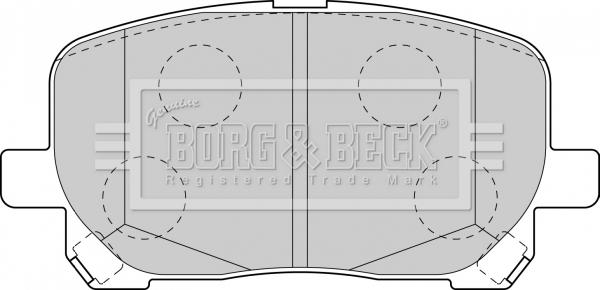 Borg & Beck BBP1837 - Komplet Pločica, disk-kočnica www.molydon.hr