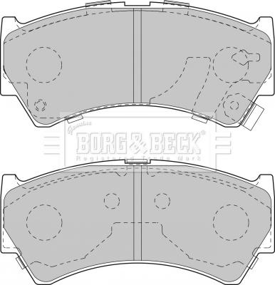 Borg & Beck BBP1827 - Komplet Pločica, disk-kočnica www.molydon.hr