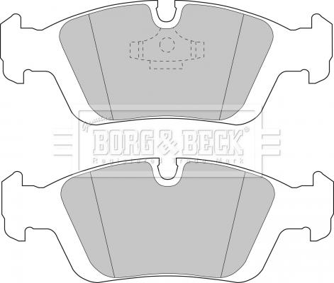 Borg & Beck BBP1399 - Komplet Pločica, disk-kočnica www.molydon.hr