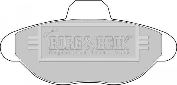 Borg & Beck BBP1391 - Komplet Pločica, disk-kočnica www.molydon.hr