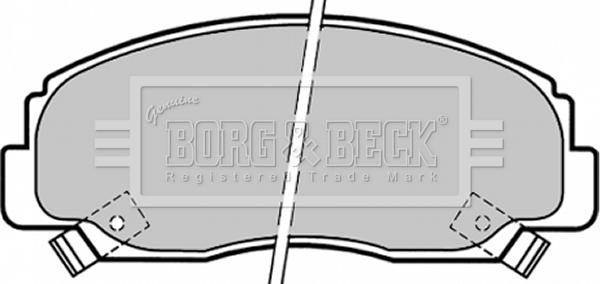 Borg & Beck BBP1341 - Komplet Pločica, disk-kočnica www.molydon.hr