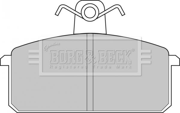 Borg & Beck BBP1348 - Komplet Pločica, disk-kočnica www.molydon.hr