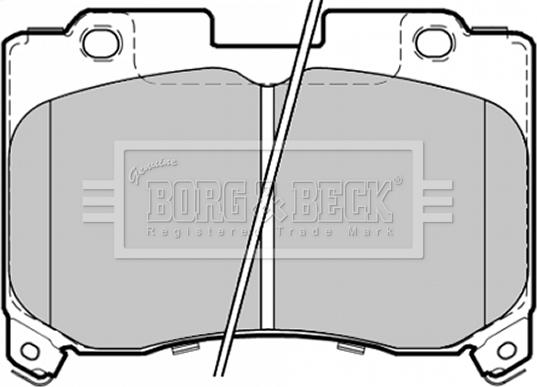 Borg & Beck BBP1354 - Komplet Pločica, disk-kočnica www.molydon.hr