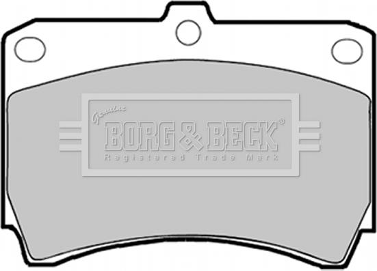 Borg & Beck BBP1365 - Komplet Pločica, disk-kočnica www.molydon.hr