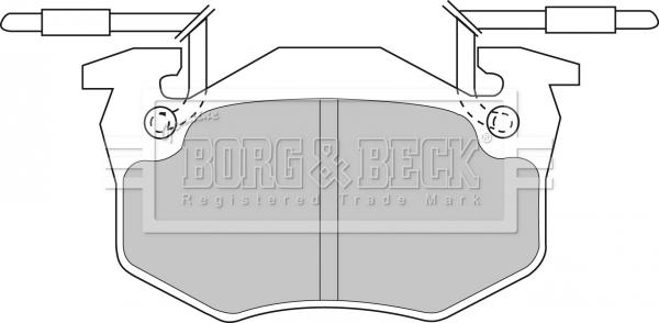 Borg & Beck BBP1306 - Komplet Pločica, disk-kočnica www.molydon.hr