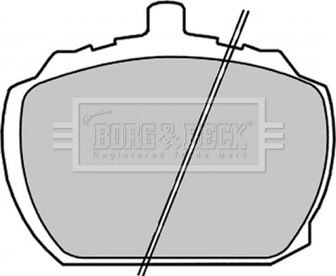 Borg & Beck BBP1311 - Komplet Pločica, disk-kočnica www.molydon.hr