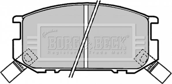 Borg & Beck BBP1318 - Komplet Pločica, disk-kočnica www.molydon.hr