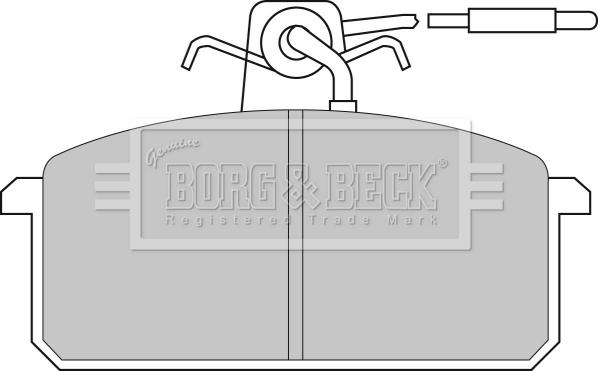 Borg & Beck BBP1317 - Komplet Pločica, disk-kočnica www.molydon.hr