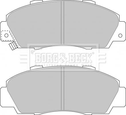 Borg & Beck BBP1389 - Komplet Pločica, disk-kočnica www.molydon.hr