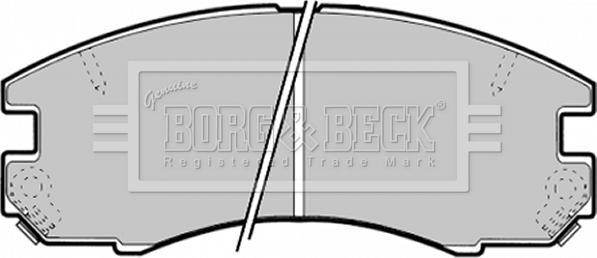 Borg & Beck BBP1375 - Komplet Pločica, disk-kočnica www.molydon.hr
