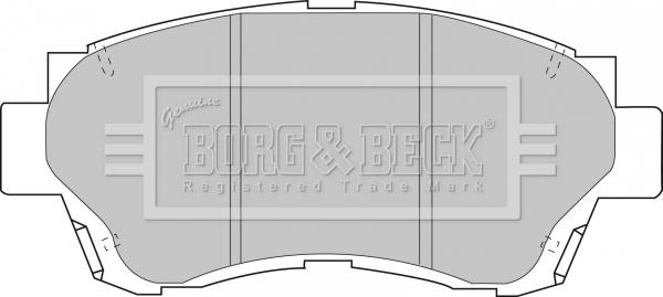 Borg & Beck BBP1377 - Komplet Pločica, disk-kočnica www.molydon.hr