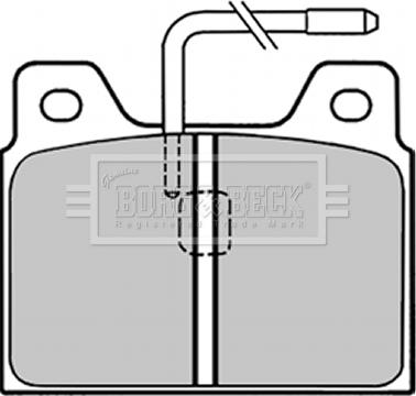 Borg & Beck BBP1295 - Komplet Pločica, disk-kočnica www.molydon.hr