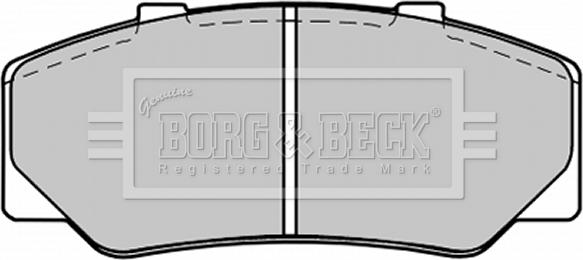 Borg & Beck BBP1246 - Komplet Pločica, disk-kočnica www.molydon.hr