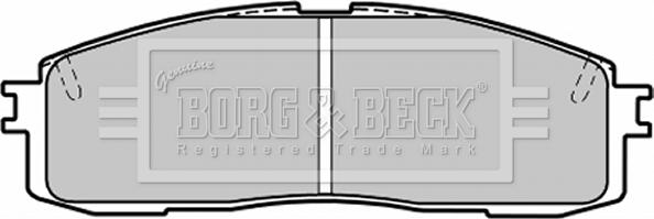 Borg & Beck BBP1203 - Komplet Pločica, disk-kočnica www.molydon.hr