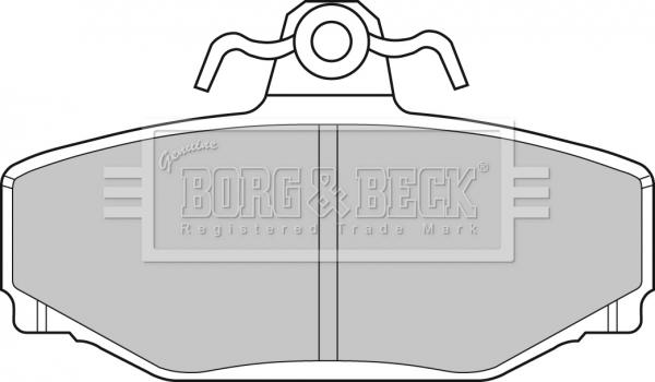 Borg & Beck BBP1218 - Komplet Pločica, disk-kočnica www.molydon.hr