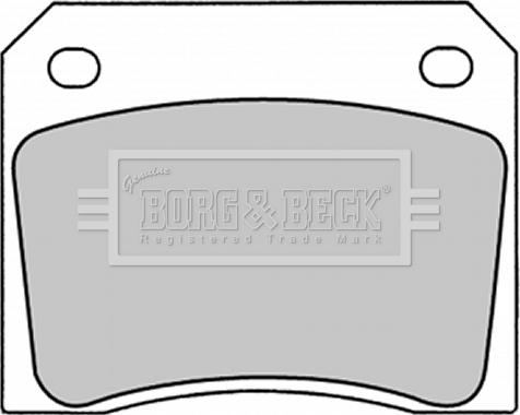 Borg & Beck BBP1281 - Komplet Pločica, disk-kočnica www.molydon.hr