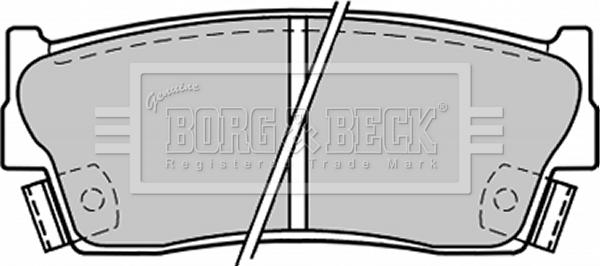 Borg & Beck BBP1228 - Komplet Pločica, disk-kočnica www.molydon.hr