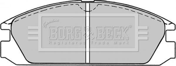 Borg & Beck BBP1222 - Komplet Pločica, disk-kočnica www.molydon.hr