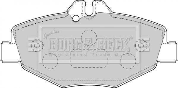 Borg & Beck BBP1796 - Komplet Pločica, disk-kočnica www.molydon.hr