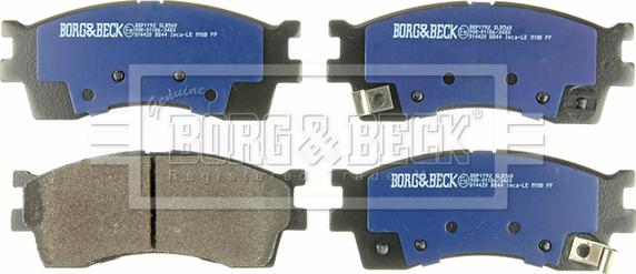 Borg & Beck BBP1792 - Komplet Pločica, disk-kočnica www.molydon.hr