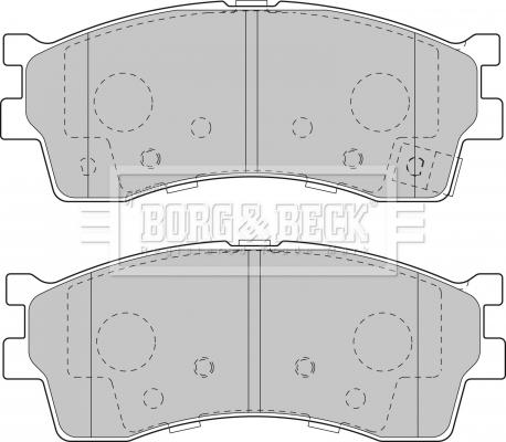 Borg & Beck BBP1792 - Komplet Pločica, disk-kočnica www.molydon.hr