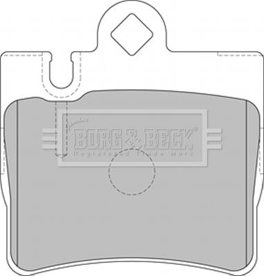 Borg & Beck BBP1797 - Komplet Pločica, disk-kočnica www.molydon.hr