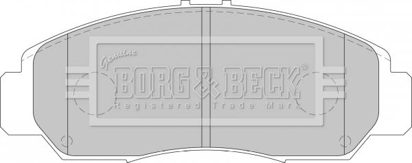 Borg & Beck BBP1741 - Komplet Pločica, disk-kočnica www.molydon.hr