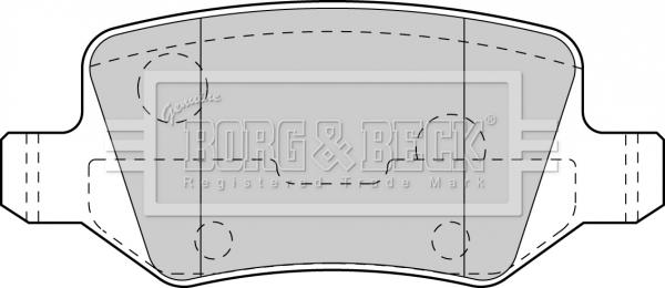 Borg & Beck BBP1753 - Komplet Pločica, disk-kočnica www.molydon.hr