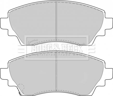 Borg & Beck BBP1768 - Komplet Pločica, disk-kočnica www.molydon.hr