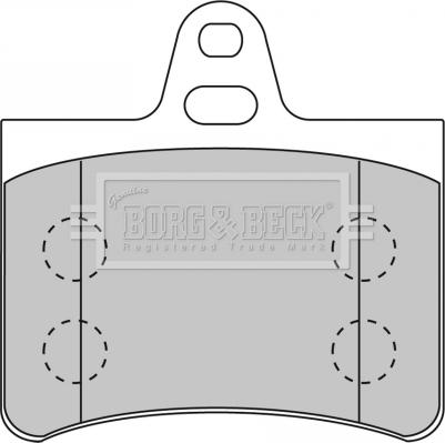 Borg & Beck BBP1710 - Komplet Pločica, disk-kočnica www.molydon.hr