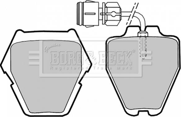 Borg & Beck BBP1780 - Komplet Pločica, disk-kočnica www.molydon.hr