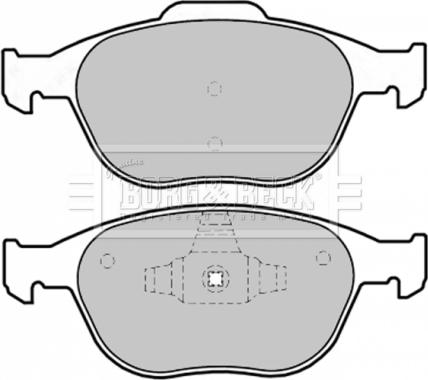 Borg & Beck BBP1739 - Komplet Pločica, disk-kočnica www.molydon.hr