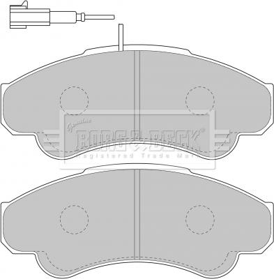 Borg & Beck BBP1779 - Komplet Pločica, disk-kočnica www.molydon.hr