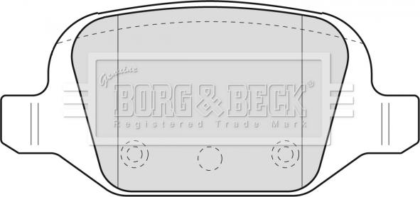 Borg & Beck BBP1775 - Komplet Pločica, disk-kočnica www.molydon.hr