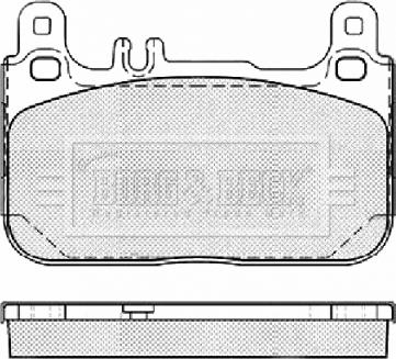 Borg & Beck BBP2461 - Komplet Pločica, disk-kočnica www.molydon.hr